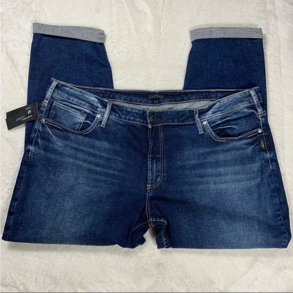 Silver Jeans Boyfriend Mid Rise NWT - Picture 4 of 12